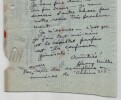 Henry Miller - Lettre autographe sign&eacute;e &agrave; Charles Calixte - 1951. Henry Miller