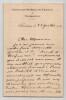 Paul Claudel - Consulat de France &agrave; Hambourg - Lettre autographe sign&eacute;e - 1914. Paul Claudel