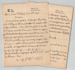 Edmund Landau - L.A.S. Math&eacute;matiques FIBONACCI Calculs Laisant & Painlev&eacute; - 1899. Edmund Landau