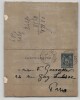 F&eacute;lix-Joseph Barrias - Carte-lettre autographe sign&eacute;e &agrave; F. Guesviller - 1884. F&eacute;lix-Joseph Barrias