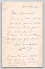 Georges Clairin - Lettre autographe sign&eacute;e - Fin XIX&egrave;me - D&eacute;but XX&egrave;me. Georges Clairin