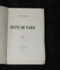 Nuits de Paris. Francis Carco