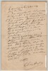 Lettre autographe sign&eacute;e - Clovis Hugues &agrave; son ami L&eacute;on Cladel - 1883. Clovis Hugues