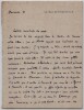 Pierre Lalo - Lettre autographe sign&eacute;e - Musicologie, Compositeur - XX&egrave;me. Pierre Lalo