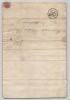 Eug&eacute;nie La Grua - Lettre autographe sign&eacute;e, 1&egrave;re repr&eacute;sentation &agrave; l'op&eacute;ra - 1852. Eug&eacute;nie La Grua