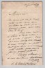 Agar, actrice - Lettre autographe sign&eacute;e - Com&eacute;die Fran&ccedil;aise - 1879. Agar (Marie-L&eacute;onide Charvin)