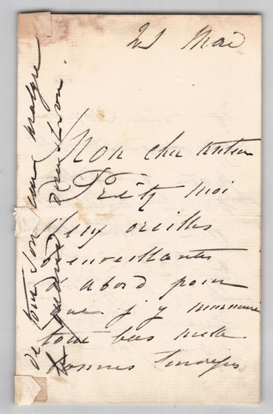 Sophie Croizette - Lettre autographe sign&eacute;e - Com&eacute;die Fran&ccedil;aise - XIX&egrave;me. Sophie Croizette