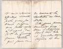Sophie Croizette - Lettre autographe sign&eacute;e - Com&eacute;die Fran&ccedil;aise - XIX&egrave;me. Sophie Croizette
