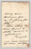 Sophie Croizette - Lettre autographe sign&eacute;e - Com&eacute;die Fran&ccedil;aise - XIX&egrave;me. Sophie Croizette