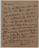 Paul Vidal - Lettre autographe sign&eacute;e au compositeur Paul Coutin - 1896. Paul Vidal