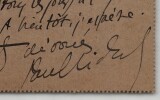 Paul Vidal - Lettre autographe sign&eacute;e au compositeur Paul Coutin - 1896. Paul Vidal