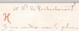 Ernest H&eacute;bert - Lettre autographe sign&eacute;e &agrave; Henri d'Orl&eacute;ans - 1880. Ernest H&eacute;bert