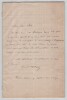 Louis-Nicolas Cabat - Lettre autographe sign&eacute;e - Pont-Aven - 1870. Louis-Nicolas Cabat