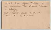 Ernest Bussi&egrave;re - Carte de visite autographe - Monument du Souvenir Fran&ccedil;ais. Ernest Bussi&egrave;re