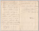 Marie Laurent, Lettre autographe sign&eacute;e - Œuvre de bienfaisance th&eacute;&acirc;trale - 1881. Marie Laurent