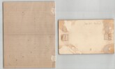 Coquelin a&icirc;n&eacute; & cadet - Lettre et carte autographes sign&eacute;es - Com&eacute;die-Fran&ccedil;aise. Coquelin a&icirc;n&eacute; & Coquelin cadet