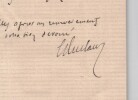 &Eacute;mile Duclaux - Lettre autographe sign&eacute;e &agrave; Eug&egrave;ne Risler - 1886. &Eacute;mile Duclaux