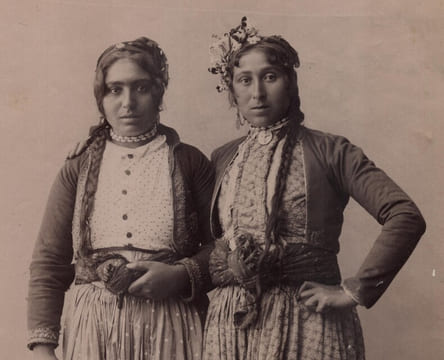 Sébah & Joaillier, Photographie originale d'époque - XIXe - Bohémiennes Tziganes. Sébah & Joaillier