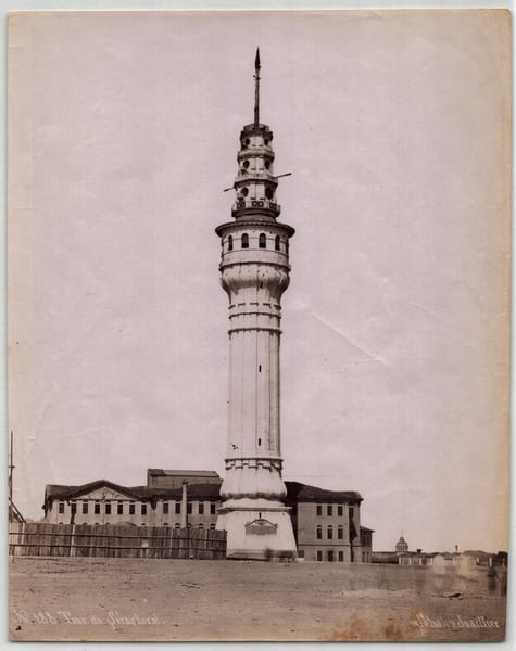 S&eacute;bah & Joaillier, Photographie originale d'&eacute;poque - XIXe - Tour de Beyazit. S&eacute;bah & Joaillier