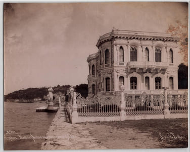 Sébah & Joaillier - Photographie originale - Bosphore, Kiosk du Sultan - XIXe