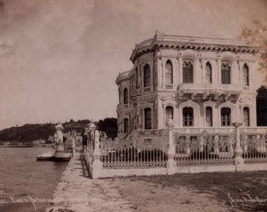 Sébah & Joaillier - Photographie originale - Bosphore, Kiosk du Sultan - XIXe