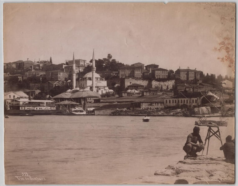 S&eacute;bah & Joaillier - Photographie originale d'&eacute;poque - Vue de Scutari - XIXe. S&eacute;bah & Joaillier