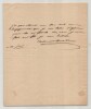 Armand de Caulaincourt - Lettre autographe sign&eacute;e - Billet amical - 1807. Armand de Caulaincourt