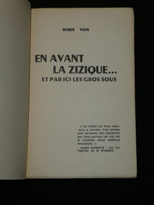 En avant la zizique... et par ici les gros sous