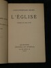 L'&Eacute;glise, Com&eacute;die en cinq actes. Louis-Ferdinand C&eacute;line