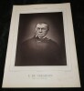 Portrait de Vincent Auriol, pr&eacute;sident de la R&eacute;publique Fran&ccedil;aise - Sign&eacute; et d&eacute;dicac&eacute; &agrave; J.-F. Blondel - Harcourt, Paris. Vincent Auriol