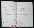 Th&eacute;o Tobiasse - Dessins et &eacute;crits - EO 1/200 - Envoi sign&eacute; - 1992. Th&eacute;o Tobiasse