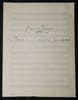 Partition manuscrite originale "Jour de P&acirc;ques" - Archives Andr&eacute; Claveau. Roger Varnay (paroles), Jacques Cahan (musique)
