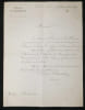 F&eacute;lix Baciocchi - Lettre autographe sign&eacute;e - Invitation &agrave; Compi&egrave;gne - 1864. F&eacute;lix Baciocchi