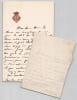 Prince Joachim Murat - 2 lettres autographes sign&eacute;es - Steeple-chases - 1869. Prince Joachim Murat