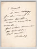 Princesse Mathilde Bonaparte - 2 lettres autographes sign&eacute;es - Photographie. Mathilde Bonaparte