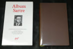 Album Jean-Paul Sartre - La Pl&eacute;iade - &Eacute;tui et rhodo&iuml;d - Annie Cohen-Solal. Jean-Paul Sartre (Iconographie choisie et comment&eacute;e par Annie Cohen-Solal)