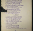Tapuscrit original annot&eacute; Andr&eacute; Claveau - Mick Micheyl &laquo; Si j't'avais pas &raquo;. Mick Micheyl
