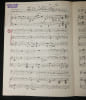 Partition manuscrite & Paroles &laquo; Qu'en pensez-vous &raquo; - Archives Andr&eacute; Claveau. Max Fran&ccedil;ois (paroles) / Louis Ferrari (musique)