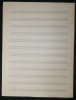 Partition manuscrite, Le Monsieur aux Lilas, A. Barelli - Archives Andr&eacute; Claveau. Aim&eacute; Barelli (musique), Henri Contet (paroles)