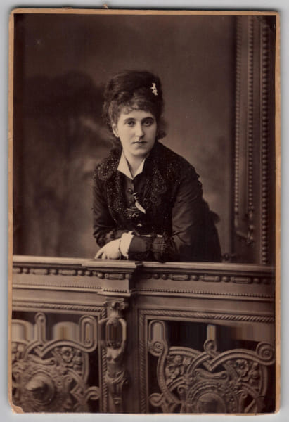 Marguerite de Rothschild - Photographie annot&eacute;e - Duchesse de Gramont - 1874. 