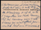 Robert Debr&eacute; - Carte autographe sign&eacute;e - Remerciements - XXe si&egrave;cle. Robert Debr&eacute;