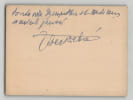 Robert Debr&eacute; - Carte autographe sign&eacute;e - Remerciements - XXe si&egrave;cle. Robert Debr&eacute;
