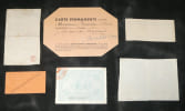 Lot Ephemera – 9 Billets d'entr&eacute;e - Expositions Paris 1884-1937. 