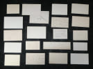 Lot 19 cartes autographes - Bonaparte, Breguet, Weiss, G-Duc Alexis, Barr&egrave;s. Bonaparte, Breguet, Weiss, Grand-Duc Alexis, Barr&egrave;s