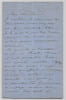 Ernest Baroche - Lettre autographe sign&eacute;e - Affaire du Trent, Judah Benjamin. Ernest Baroche