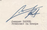 Jacques Baumel - Lettre sign&eacute;e - Union interparlementaire, s&eacute;curit&eacute; a&eacute;rienne - 1969. Jacques Baumel