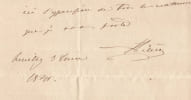 Marie-Am&eacute;lie de Bourbon-Siciles - Lettre autographe sign&eacute;e - D&eacute;c&egrave;s - 1824. Marie-Am&eacute;lie de Bourbon-Siciles