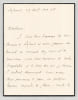 Robert d'Orl&eacute;ans - Lettre autographe sign&eacute;e - Laforet 1896. Robert d'Orl&eacute;ans
