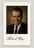 Richard Nixon - Photographie sign&eacute;e - Collection Claude Armand - 1968. Richard Nixon