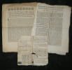 Lot de 3 documents - Marine, politique et cour de France - 1748-1782. Anonymes ; Imprimerie Royale